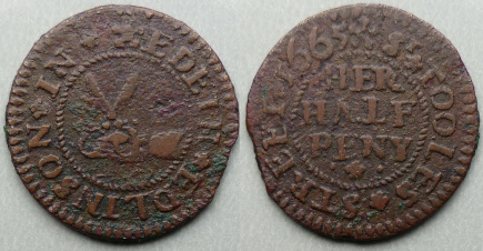 Tooley Street, Edeth Edlinson 1665 halfpenny Tooley Street, Edeth Edlinson 1665 halfpenny
